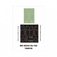 1/48 Heinkel He162 Paint Mask for Tamiya kit (outside-inside)