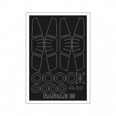 1/48 Rafale M Paint Mask for Revell kit (outside-inside)