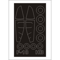 1/48 F-18A/C Hornet Paint Mask for HobbyBoss kit (outside)
