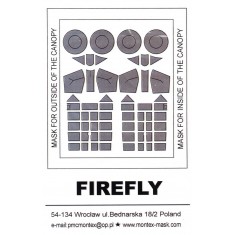 1/48 Fairey Firefly Paint Mask for AZ Models kit (outside-inside)