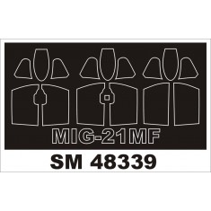 1/48 MiG-21 Paint Mask for Eduard kit (outside-inside)