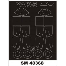 1/48 Yakovlev Yak-3 Paint Mask Vol.1 for Zvezda kit