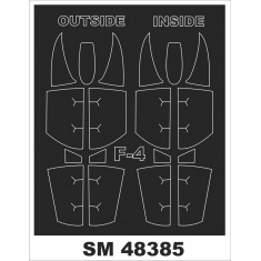 1/48 F-4 Phantom Paint Mask for Academy kit (outside-inside)