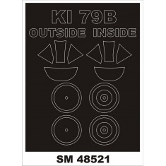 1/48 Mansyu Ki.79b Paint Masking for RS Model kits (outside, inside)