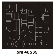 1/48 L-4 Grasshopper Masking for Special Hobby kits (outside, inside)
