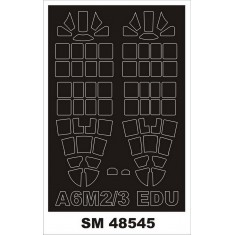 1/48 A6M2/3 Zero Masking for Eduard kits (outside, inside)