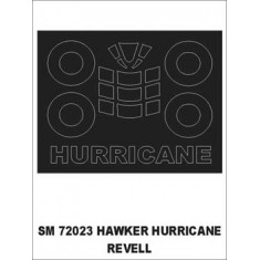 1/72 Hawker Hurricane Paint Mask for Revell kit (outside)