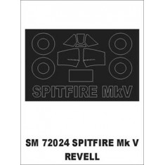1/72 Supermarine Spitfire Mk.V Paint Mask for Revell kit (outside)