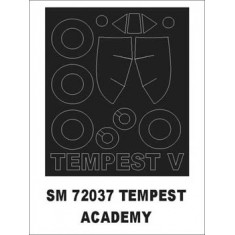 1/72 Hawker Tempest Paint Mask for Academy kit (outside)