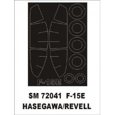 1/72 F-15E Strike Eagle Paint Mask for Hasegawa/Revell kit (outside)