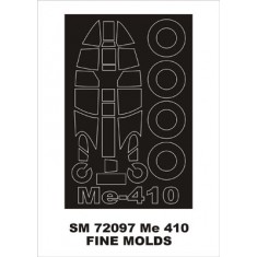 1/72 Messerschmitt Me-410 Paint Mask for Fine Molds kit (outside)