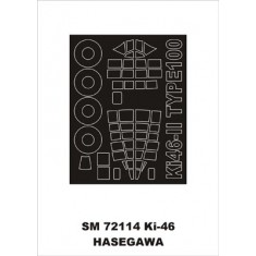 1/72 Mitsubishi Ki-46 Paint Mask for Hasegawa kit (outside)
