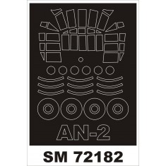1/72 Antonov An-2 Paint Mask for Revell kit (outside)