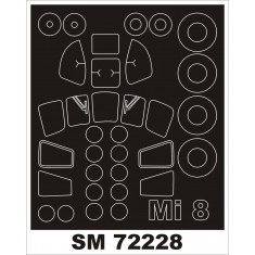 1/72 Mil Mi-8T Paint Mask for Zvezda kit (outside)