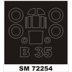1/72 Avia B-35 Paint Mask for RS Model kit (outside)