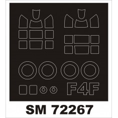 1/72 Grumman F4F-4 Wildcat Paint Mask for Airfix kit