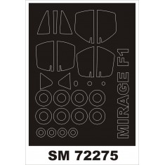 1/72 Dassault Mirage F1 Paint Mask for Special Hobby kit