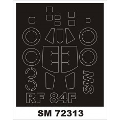 1/72 RF-84F Paint Mask for Sword kits (outside)