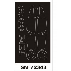 1/72 McDonnell Douglas F-4EJ Phantom II Paint Masking for Fine Molds kits (outside)