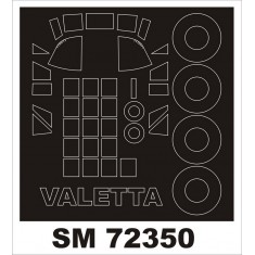 1/72 Vickers Valetta C.1 Paint Masking for Valom kits