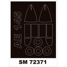 1/72 Aero Ae-145 Canopy Masks for Kovozavody Prostejov (KP)