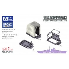 1/200 Kriegsmarine Deck Hatch x21
