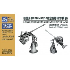 1/350 Kriegsmarine 20mm C/30 Guns (Firing Position) x8