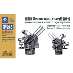 1/350 Kriegsmarine 20mm C/38 (1942) Guns x8