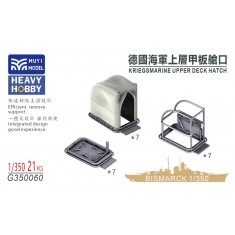 1/350 Kriegsmarine Upper Deck Hatch x21