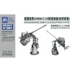 1/700 Kriegsmarine 20mm C/30 Guns (Firing Position) x18