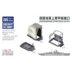 1/700 Kriegsmarine Upper Deck Hatch x21