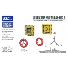 1/700 Kriegsmarine Bismarck Life-Saving Equipment E x35