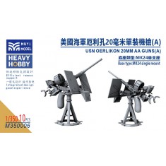1/350 US Navy 20mm Oerlikon AA Guns (Type A) x10