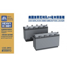 1/350 US Navy 20mm Oerlikon Ammunition Lockers x30