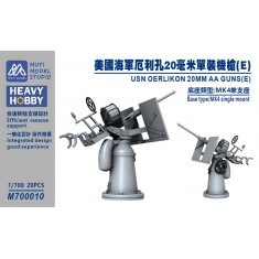 1/700 US Navy 20mm Oerlikon AA Guns (Type E) x20