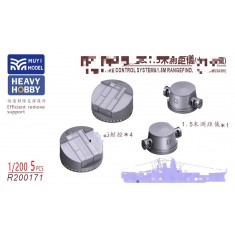1/200 IJN Type 85 Fire Control System & 1.5m Rangefinder (Yamato/Musashi) x5