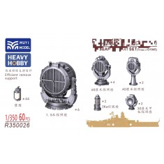 1/350 IJN Searchlight Set (Yamato 1945) x60