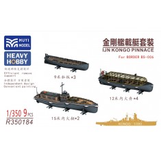 1/350 IJN Kongo Pinnace x9