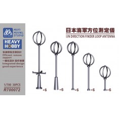 1/700 IJN Direction Finder Loop Antenna x30