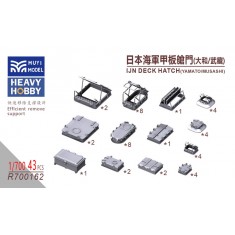 1/700 IJN Deck Hatches for Yamato/Musashi x43