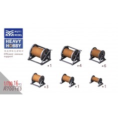 1/700 IJN Wire Rope Reels for Yamato/Musashi x16