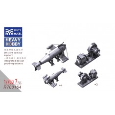 1/700 IJN Paravanes & Winches for Yamato/Musashi x7