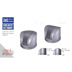 1/700 IJN Searchlight Control Tower for Yamato/Musashi (1945) Closed x6