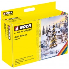 Winter Set - 120ml Snow Paste, 10 ml Ice Crystals, 10ml Icicles, 1 spatula