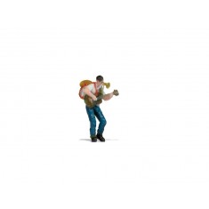 HO Scale Multi-Instrumentalist (assembled painted 3D figures)