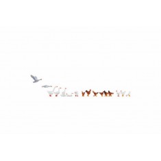 HO Scale Chicken and Geese