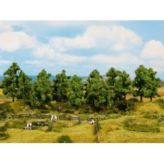 HO / O / TT Scale Deciduous Trees (6pcs, height: 140-180mm)