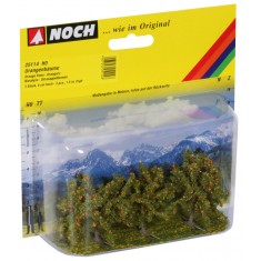 HO,TT,N Scale Orange Trees (3pcs, Height: 40mm)
