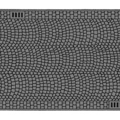 HO Scale Cobbled Pavement (100 x 6.6cm)
