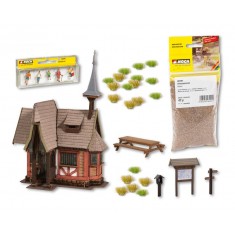 HO Scale Scenery Set "Hiking Trip to the Witch's House"
